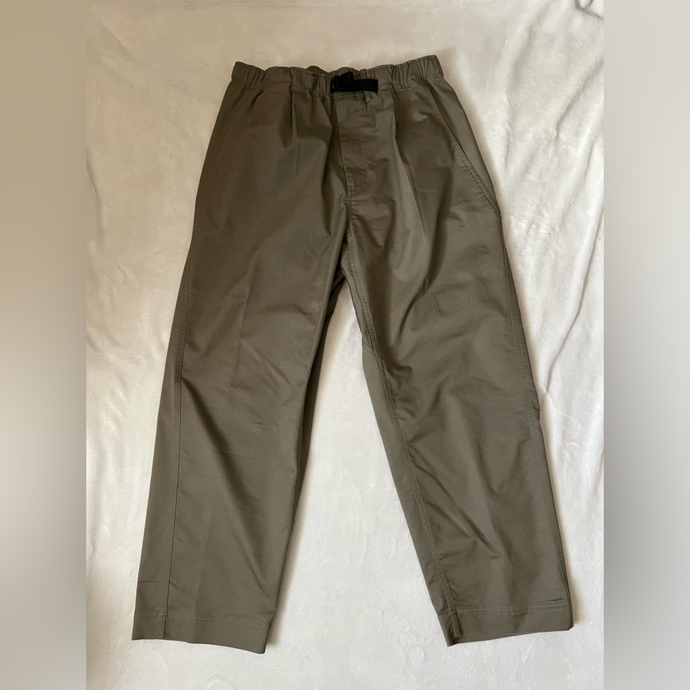Goldwin Japan Pleated Belted Trousers Khaki Mens Size 4 (US Large)